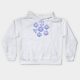 Trans Rights Dice Set Kids Hoodie